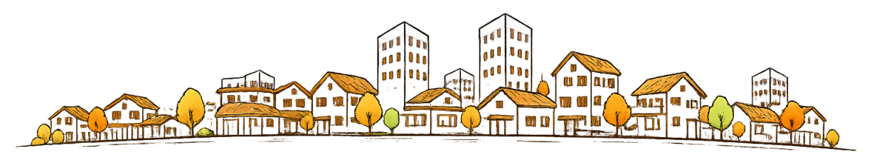 街並みのイラスト